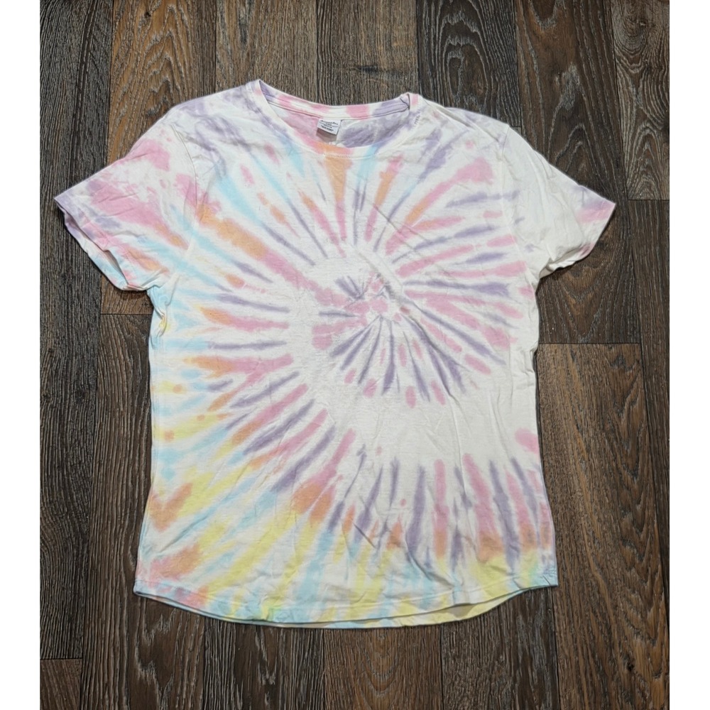 Dreamsicle Womens Tie Dye T-Shirt Dream Swirl Pink Purple Cotton Tee NEW